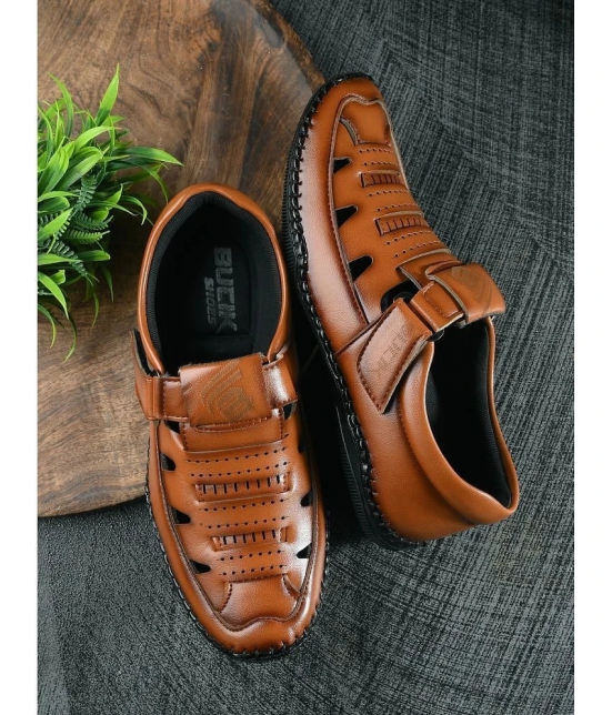 Bucik - Tan Mens Sandals - None