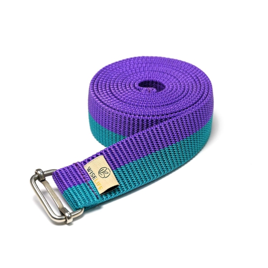 Yoga Pro Stretch Belt-Purple Blue