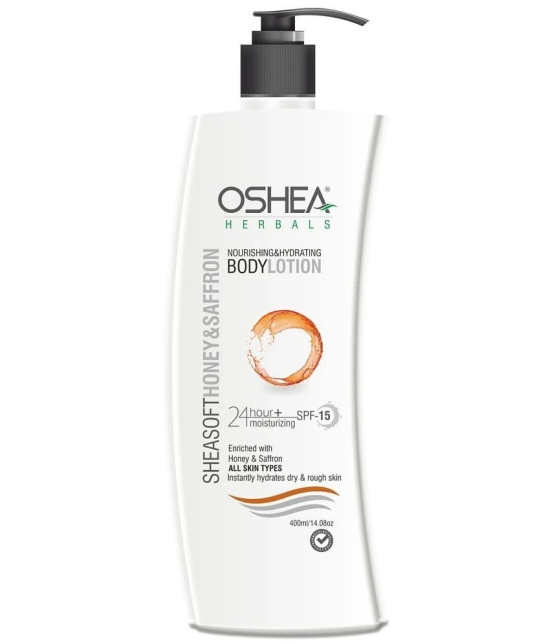 Oshea Herbals Sheasoft Honey & Saffron Body Lotion 400milliliters