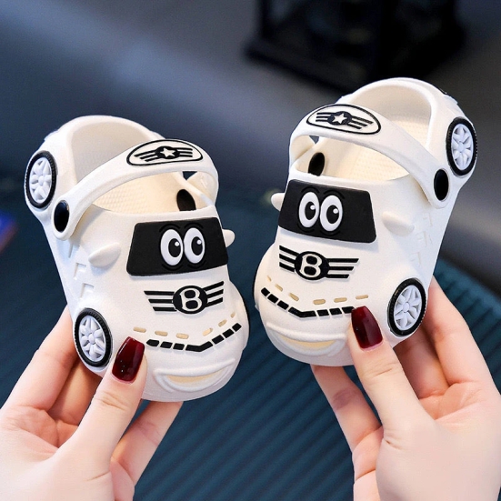 Speedy Car Clogs-white / 6-7 Years / 19cm