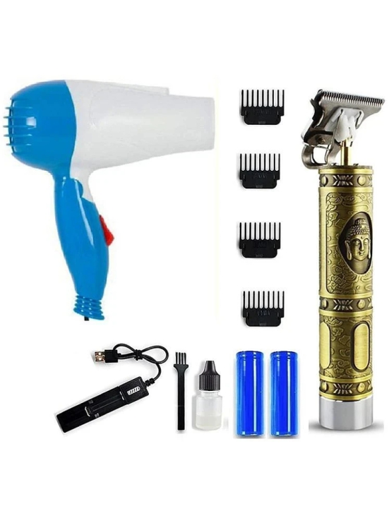 RTB Dryer + Cell + T99 Gold Cordless Beard Trimmer With 45 minutes Runtime