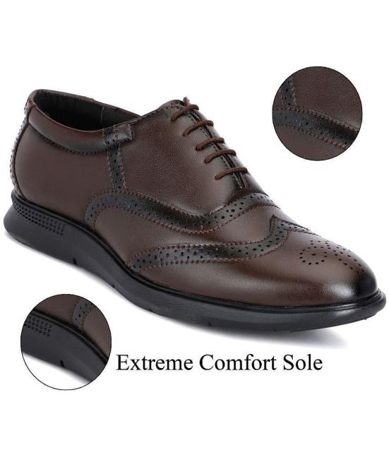 Buxton - Brown Mens Formal Shoes - None