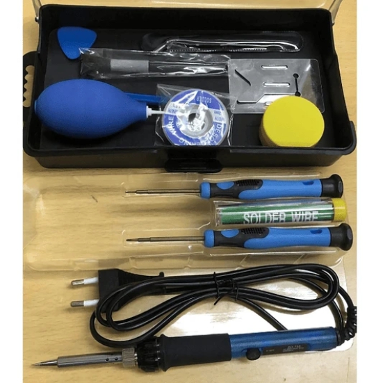 MTQ911 Temperature controlled variable soldering iron combination set