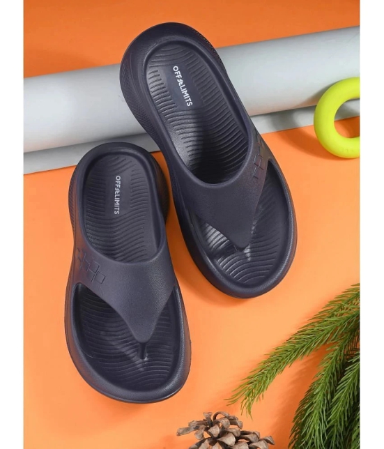 OFF LIMITS Navy Mens Thong Flip Flop - None