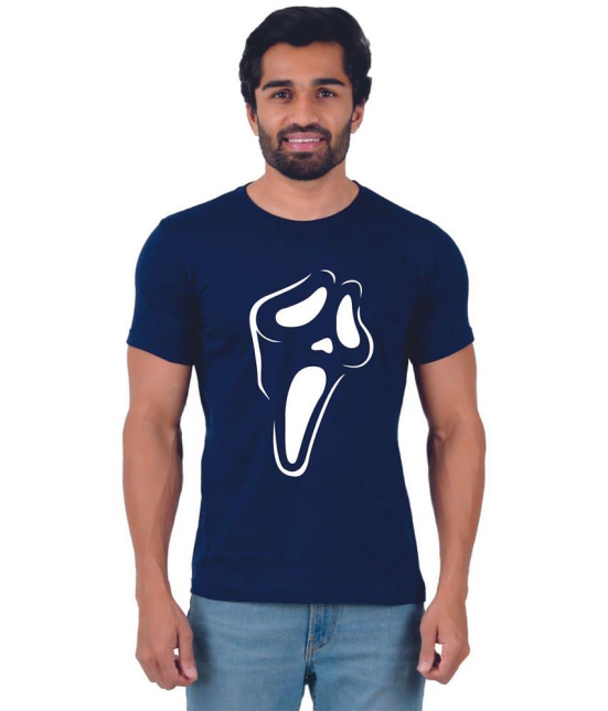 ferocious - Navy Cotton Regular Fit Men's T-Shirt ( Pack of 1 ) - None