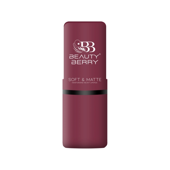 Beauty Berry Soft & Matte Moisturizing Velvet Lipstick-Shade 18