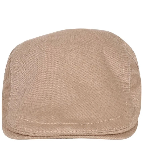 Zacharias Beige Cotton Mens Cap ( Pack of 1 ) - Beige