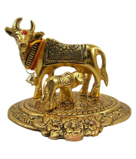 Neo Classic Cow and Calf Aluminium Idol