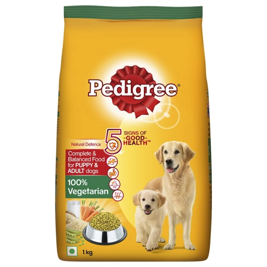 Pedigree 100 % Vegetarian Dry Dog, 1 Kg