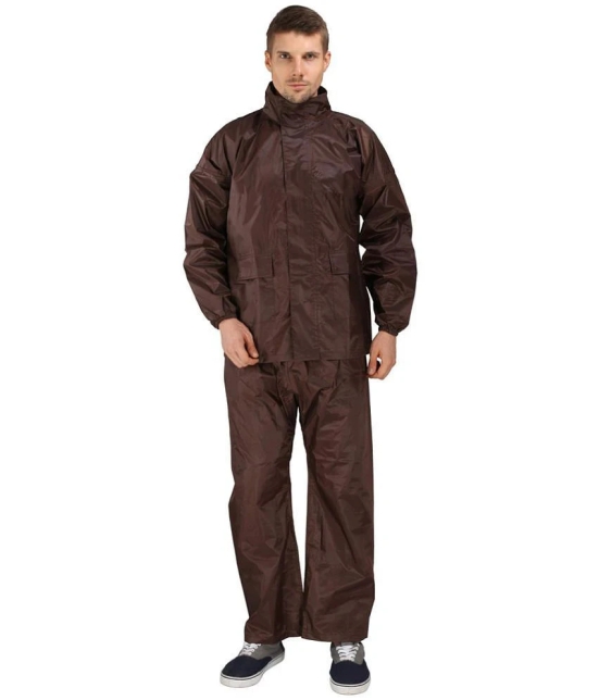 Goodluck Raincoat Set - Brown - None