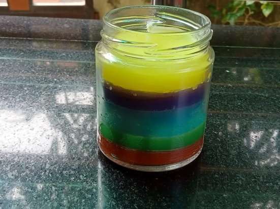 PRERUP  rainbow candle