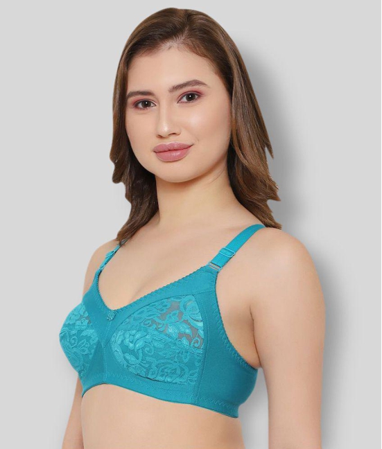 KYODO - Multicolor Cotton Blend Non - Padded Womens Everyday Bra ( Pack of 3 ) - 34B