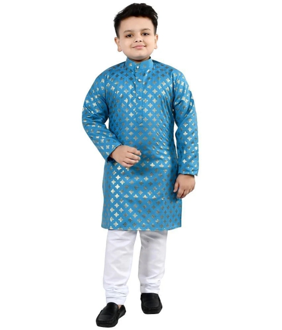 Arshia Fashions Blue Cotton Blend Boys ( Pack of 1 ) - None