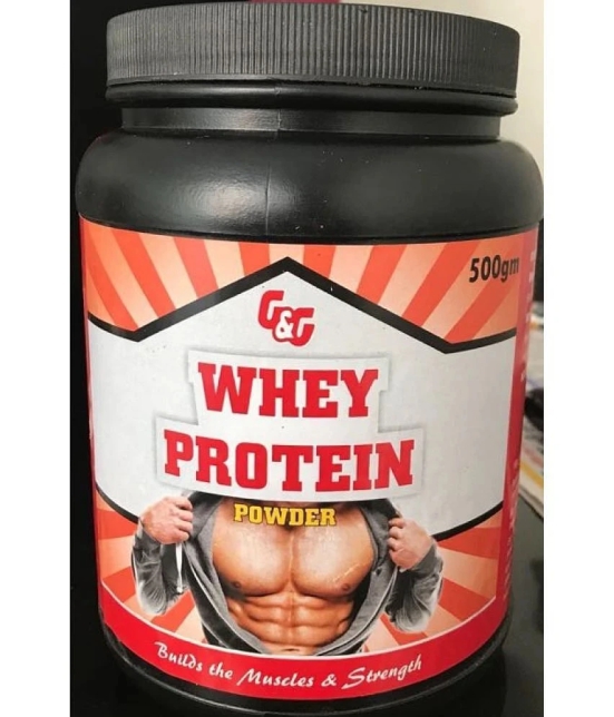 G & G Pharmacy Whey Protein Powder 500 gm Strawberry