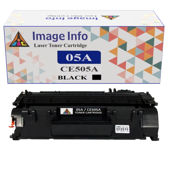 ImageInfo 05A Black Toner Cartridge for HP CE505A Compatible-BLACK