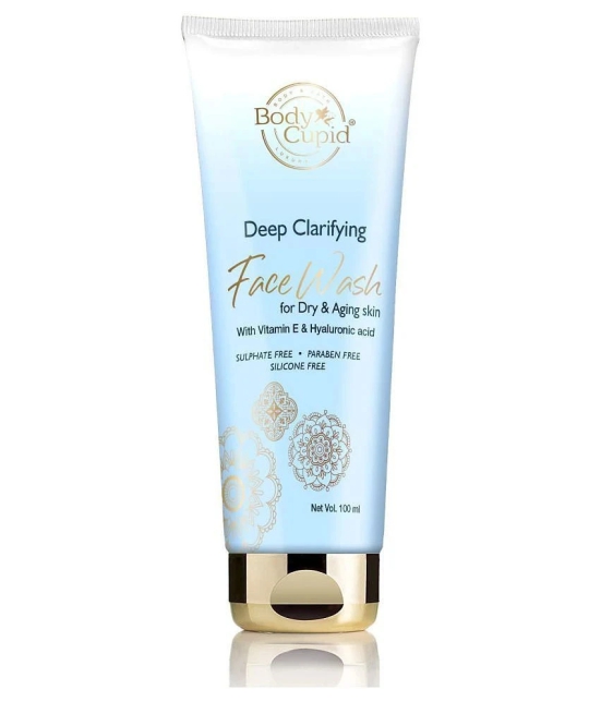 Body Cupid Deep Clarifying Face Wash with Hyaluronic Acid & Vitamin E Face Wash 100 mL