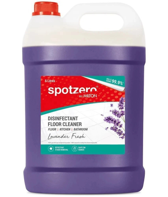 Spotzero By Milton Disinfectant Floor Cleaner, 5 Litres, Lavender | Surface Cleaner | Stain Removal