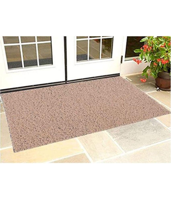 Abhikram Beige Single Door Mat - ( 71 X 45 cm ) - Beige