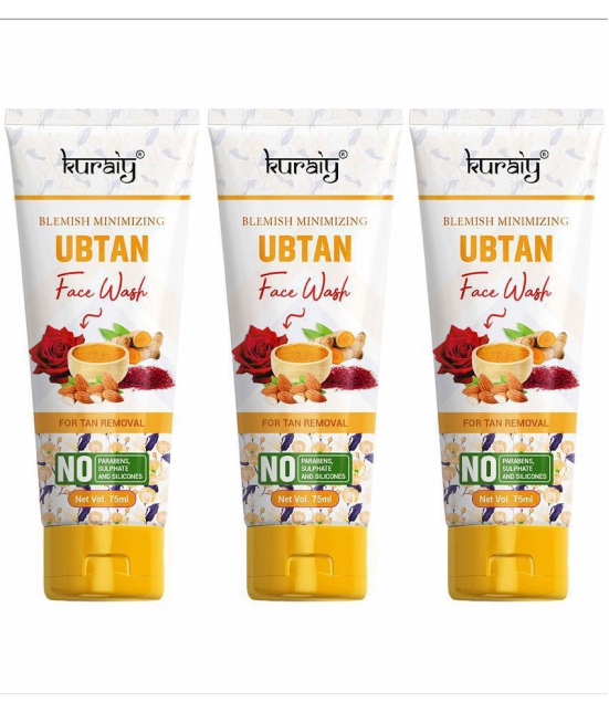 KURAIY - Tan Removal Face Wash For All Skin Type ( Pack of 3 )