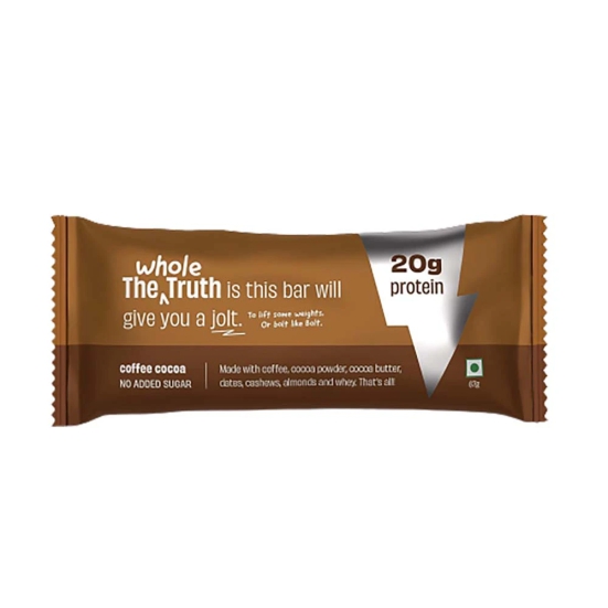 The Whole Truth Twt Hp Coffee Cocoa Protein Bar, 67 Gm