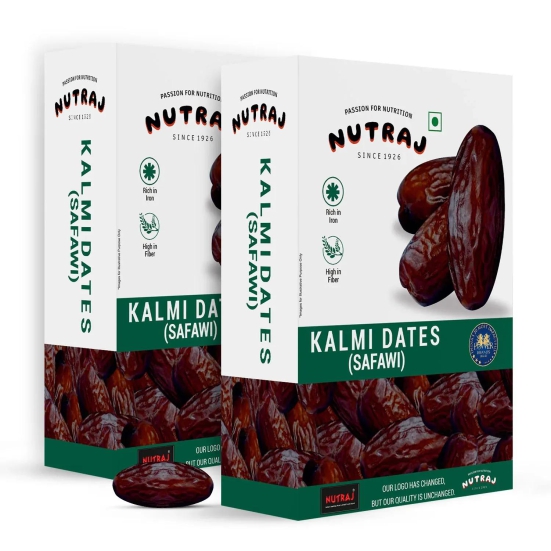 Nutraj Kalmi Dates (khajoor) 500gm 500g (Pack of 2)