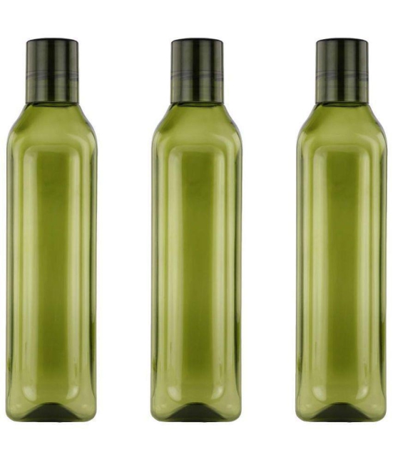 Oliveware Green Water Bottle 1000 mL ( Set of 3 ) - Green