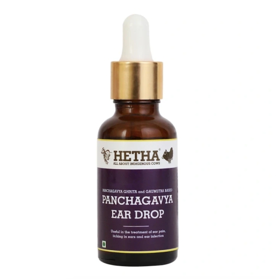 Panchagavya Ear Drop (Size - 25ml) by HETHA ORGANICS LLP