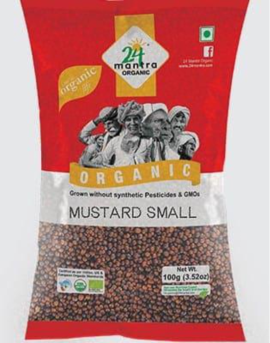 24 mantra MUSTARD SMALL  100 GMS