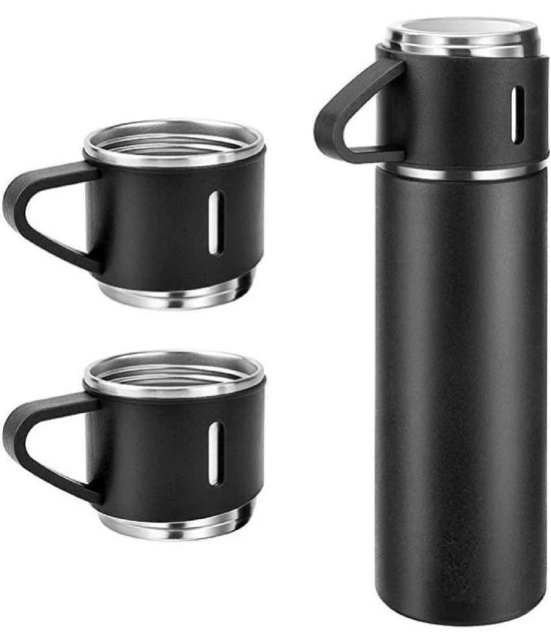 GKBOSS - Black Steel Flask ( 500 ml ) - Black