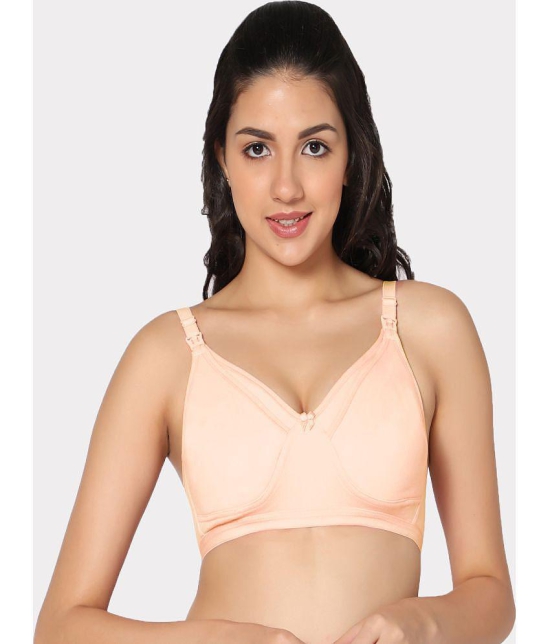 IN CARE LINGERIE - Beige Cotton Lightly Padded Women's Everyday Bra ( Pack of 1 ) - None