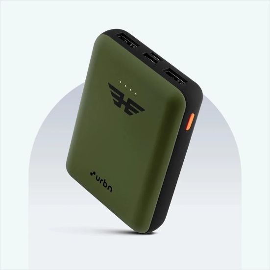 10000 mAh Ultra Compact 12W Power Bank-Camo