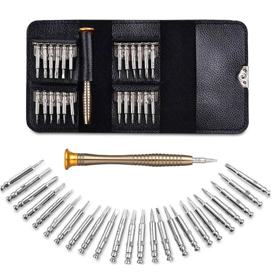 25 in 1 Precision Screwdriver Set Multi Pocket Repair Tool Kit for laptop/mobile