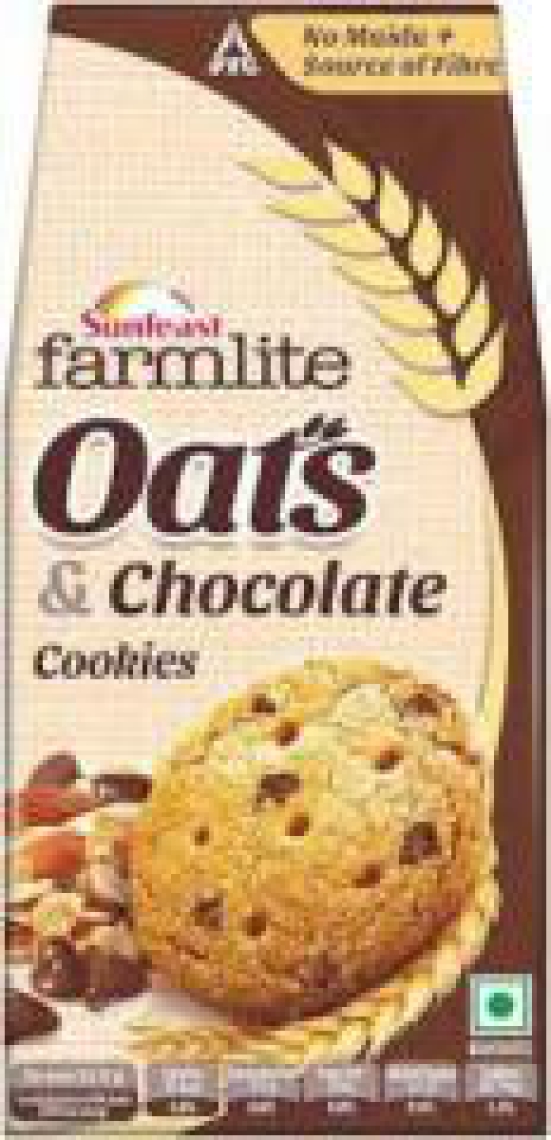 SUNFEAST FARMLITE QATS CHOCOLATE COOKIES