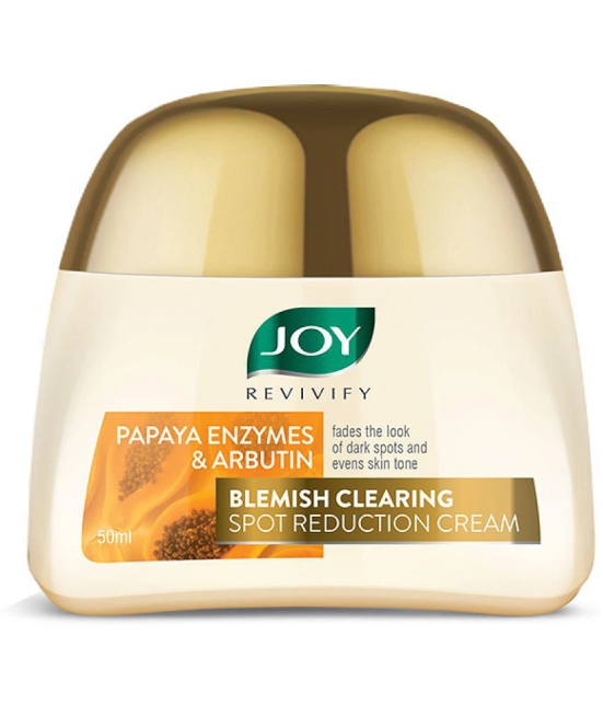 Joy Revivify Papaya Enzymes & Arbutin Blemish Clearing Spot Reduction Cream 50 ml