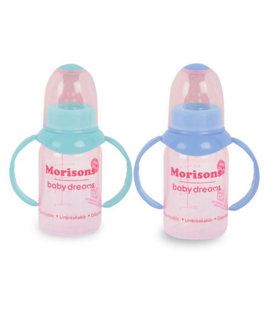 Morisons Baby Dreams - Multicolor 125 ml Feeding Bottle (Pack of 2)