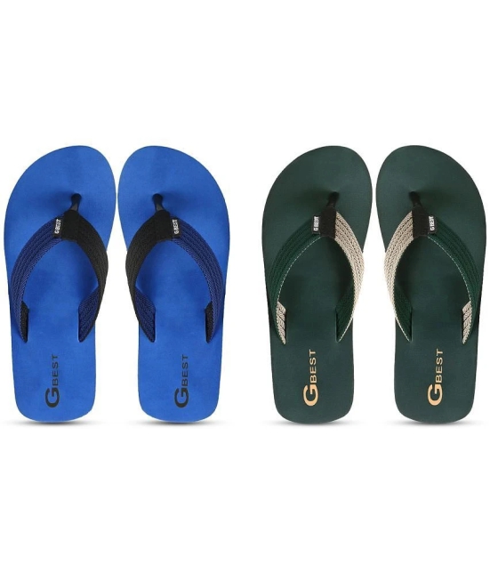 GBest Multicolor Mens Thong Flip Flop - None