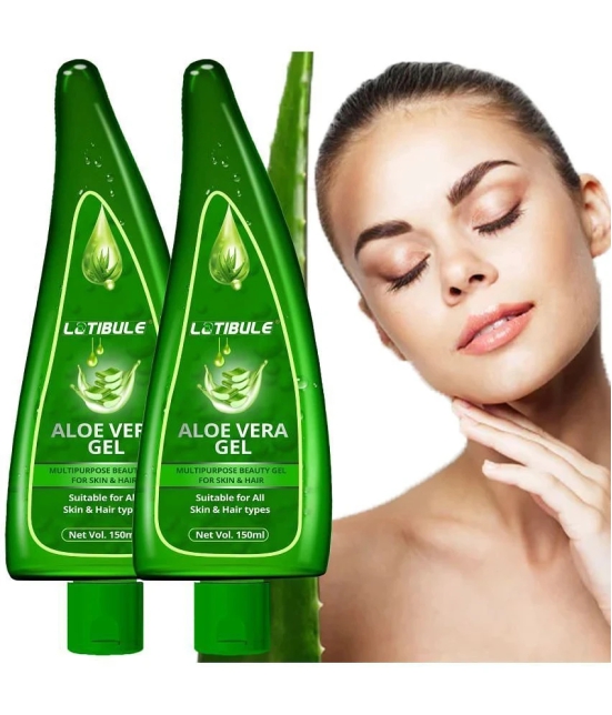 Latibule Aloe Vera Gel For Skin & Hair,Multipurpose Beauty Gel , 150 ml, Pack of 2