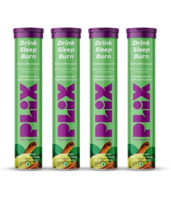 The Plant Fix Plix Drink Sleep Burn with Green Coffee(4 x 15 Tablets)