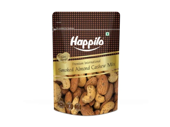 Happilo Premium International Smoked Almond Cashew Mix 160g