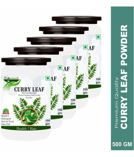 rawmest Curry Leaf For Health, Hair & Skin Care 500 gm Pack of 5