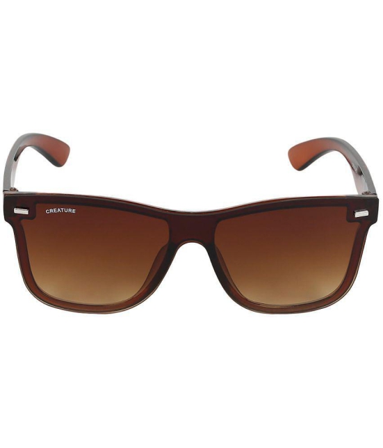 Creature - Black Square Sunglasses ( Pack of 1 ) - Medium