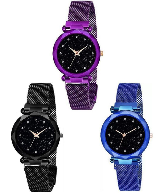 Hala - Multicolor Stainless Steel Analog Womens Watch