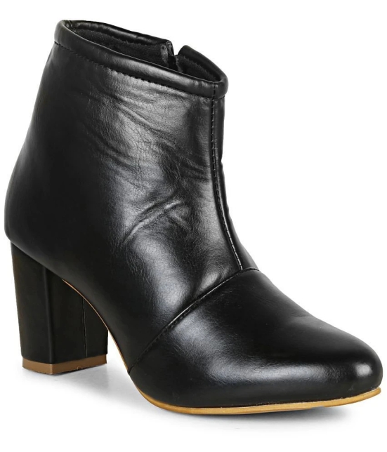 Saheb - Black Womens Ankle Length Boots - None