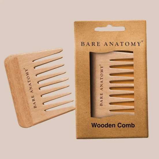 Bare Anatomy Wooden Comb