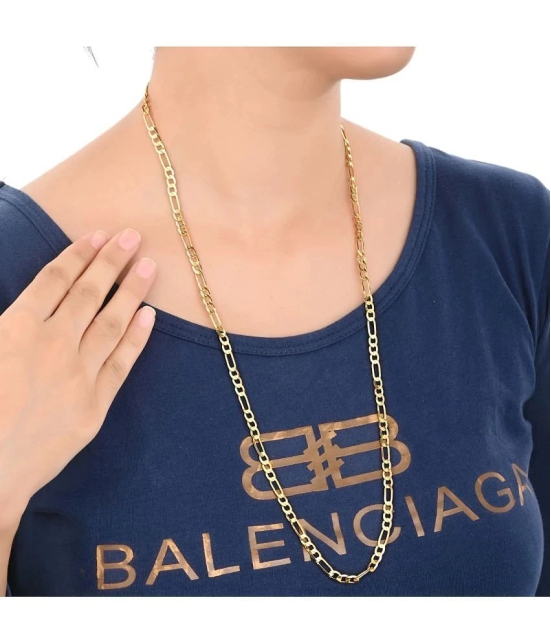 AanyaCentric 28inches Long Gold Plated Fashion Chain - None