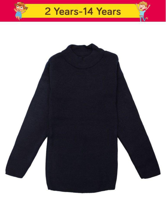 Woollen Sweaters for Girls- Plain - None