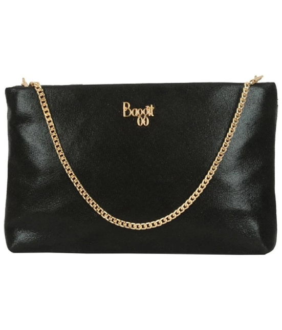 Baggit Black PU Handheld - Black