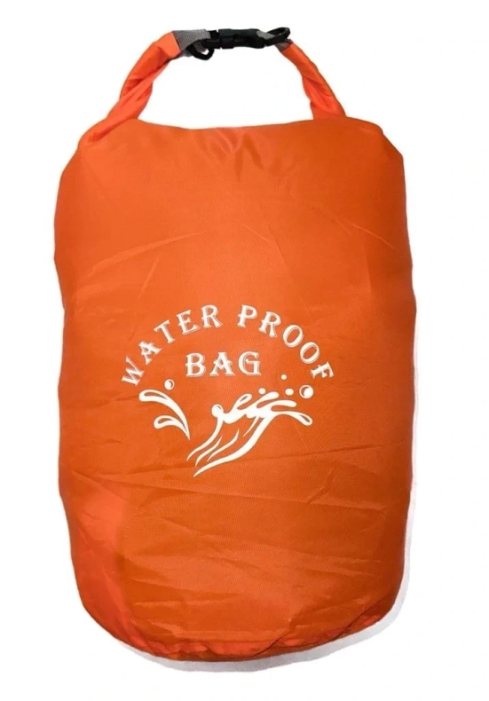 Waterproof Dry Sack Ultralight & Thin 20 Ltr: Keep Your Gear Dry and Protected During Water Sports, Camping, and Hiking Adventures (Colour - Orange) by Total Sporting And Fitness Solutions Pvt Ltd