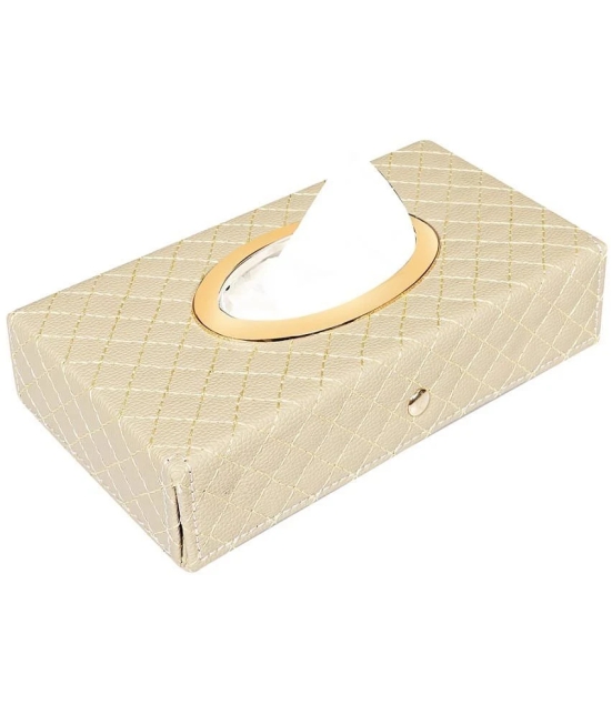 Auto Hub Car Tissue Dispenser Leatherite Beige