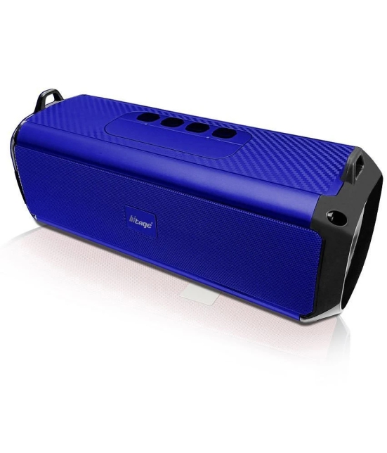 hitage BS-414 10H Music 5 W Bluetooth Speaker Bluetooth V 5.0 with USB,Aux,3D Bass Playback Time 24 hrs Blue - Blue